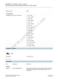 1695197 Datasheet Page 3