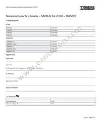 1695676 Datasheet Page 3