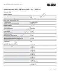 1695760 Datasheet Page 2