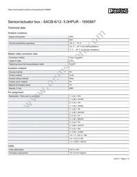 1695867 Datasheet Page 2