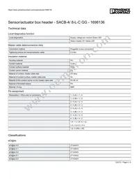 1698136 Datasheet Page 2