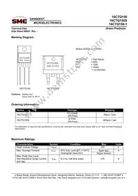 16CTQ150 Datasheet Page 3