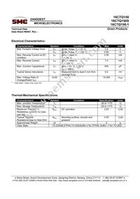 16CTQ150 Datasheet Page 4