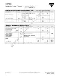 16CTU04 Datasheet Page 2