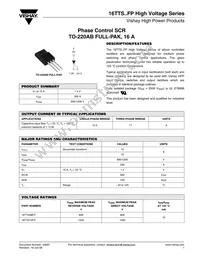 16TTS12FP Datasheet Cover