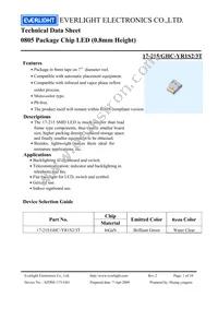 17-215/GHC-YR1S2/3T Datasheet Cover