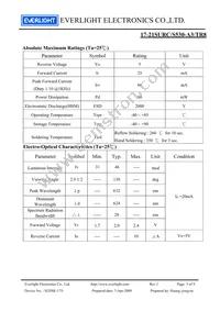 17-215SURC/S530-A3/TR8 Datasheet Page 3