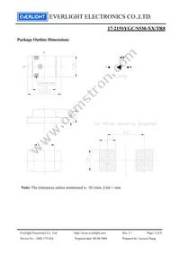 17-215SYGC/S530-E2/TR8 Datasheet Page 2