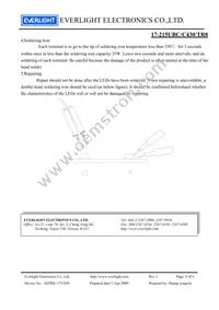 17-215UBC/C430/TR8 Datasheet Page 9