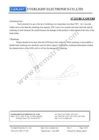 17-21UBC/C430/TR8 Datasheet Page 9