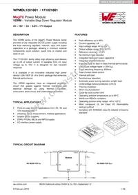 171021801 Datasheet Cover