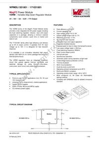 171031801 Datasheet Cover