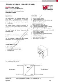 177920501 Datasheet Cover