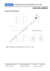 19-013/Y2SC-AQ2R2B/3T Datasheet Page 2