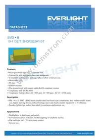 19-113Z/T1D-CP2Q2HY/3T Datasheet Cover
