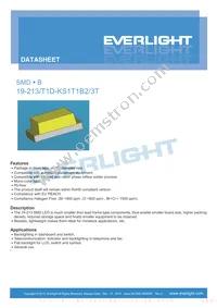 19-213/T1D-KS1T1B2/3T Datasheet Cover