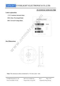 19-213SYGC/S530-E2/TR8 Datasheet Page 5