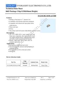 19-21SURC/S530-A3/TR8 Datasheet Cover