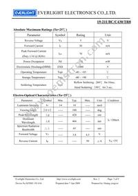 19-21UBC/C430/TR8 Datasheet Page 3