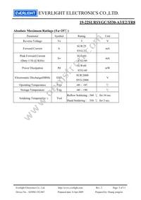 19-22SURSYGC/S530-A3/E2/TR8 Datasheet Page 3