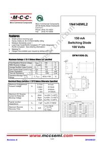 1N4148WL2-TP Datasheet Cover
