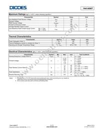 1N4148WTQ-7 Datasheet Page 2
