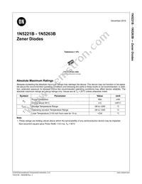 1N5263B-T50R Datasheet Page 2