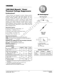 1N5908 Datasheet Cover