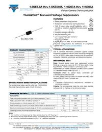 1N6303AHE3/51 Datasheet Cover