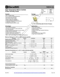 1N8034-GA Datasheet Cover