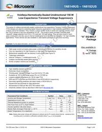 1N8165US Datasheet Cover