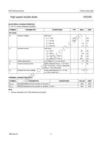 1PS184 Datasheet Page 4