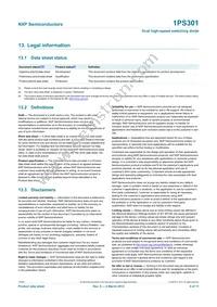 1PS301 Datasheet Page 10