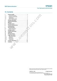 1PS301 Datasheet Page 12