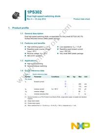 1PS302 Datasheet Page 2