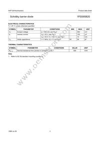 1PS59SB20 Datasheet Page 3