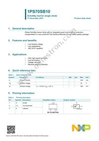 1PS70SB10 Datasheet Page 2