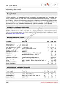 1SC2060P2A0-17 Datasheet Page 2