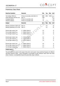 1SC2060P2A0-17 Datasheet Page 4