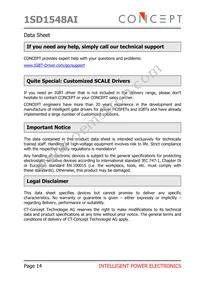 1SD1548AI Datasheet Page 14