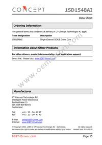 1SD1548AI Datasheet Page 15