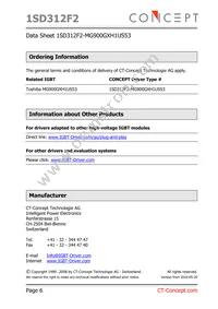 1SD312F2-MG900GXH1US53 Datasheet Page 6