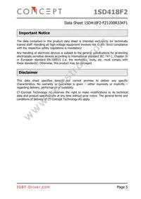 1SD418F2-FZ1200R33KF1 Datasheet Page 5