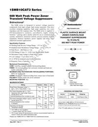 1SMB75CAT3 Datasheet Cover