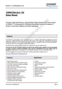 1SP0335V2M1-33 Datasheet Cover