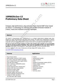 1SP0635D2S1-12 Datasheet Cover