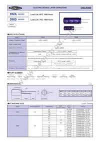 2.5DMA190M22X65 Datasheet Cover