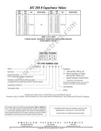 200B103MW50XT Datasheet Page 2