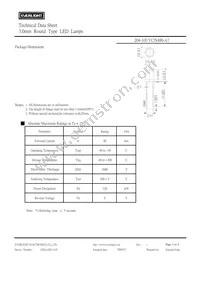 204-10UYC/S400-A7 Datasheet Page 2