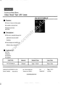 204-10UYC/S400-A9 Datasheet Page 2